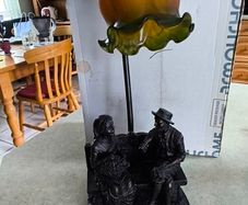 Vintage figural table lamp