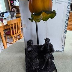 Vintage figural table lamp