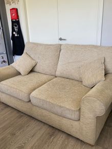 Cream sofa