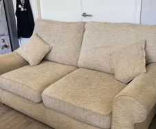 Cream sofa