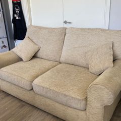 Cream sofa