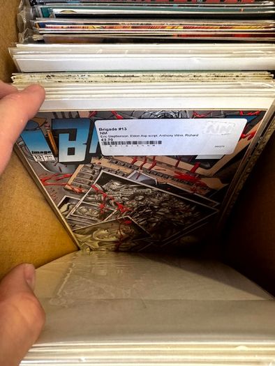 Image & Top Cow Long Comic Box w 320 comics for Sale