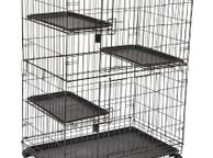 main image for ad Large 3 Tier Cat Cage 91 x 57 x 128.5 cm Black