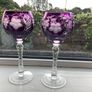 Bohemian Cut Glass Crystal Glasses Image 4