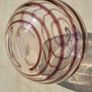 Vintage Woolworths Mauve Purple Swirl Art glass vase Image 3