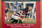 1992 Aer Lingus Limerick International Sevens Championship Programme - Rugby
