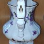 Vintage Hammersley bone china Pitcher Victorian Violets pattern Image 4