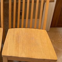 1 Remaining x Sturdy Matching Wooden Kitchen Dining Chairs - Can Deliver