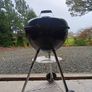 Charcoal kettle barbecue with lid thermometer and cover Image 4