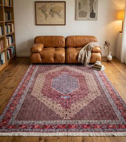 Stunning Persian Senneh 300cm x 200cm Hand Knotted Rug Carpet