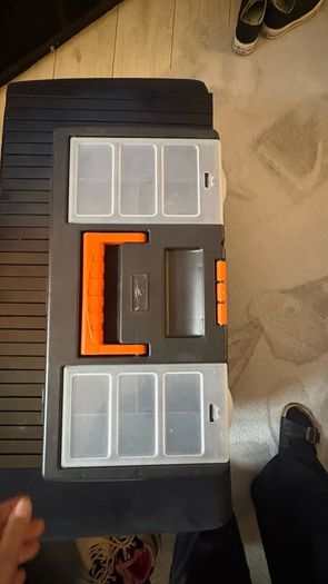 tool box + tools