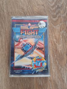 Vintage 1988 Commodore 64 Game: Slap Fight (Cassette Tape)