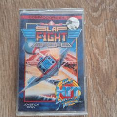 Vintage 1988 Commodore 64 Game: Slap Fight (Cassette Tape)