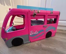 Barbie Dream Camper Van and large Barbie 71cm