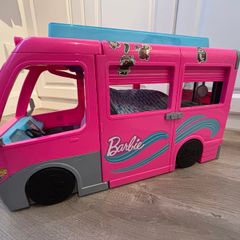 Barbie Dream Camper Van and large Barbie 71cm