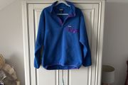 Men's Blue Patagonia Fleece Medium