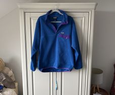 Men's Blue Patagonia Fleece Medium