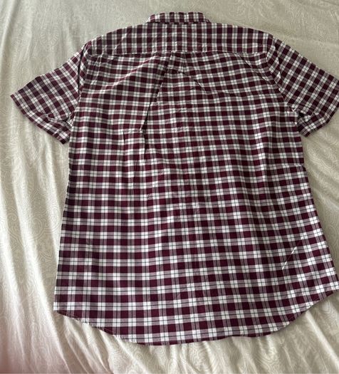 Tommy Hilfiger Burgundy Check Shirt  L