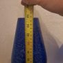 Large Blue Glass Vases Image 5