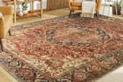 Rugs for Bedroom Living Room Large 160x230 cm - Traditional Area Rugs Majestic Cashmere Style - Soft Short Pile Vintage Rug - Carpet for Dining Room Easy To Clean