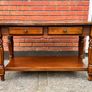 Solid Wood Colonial Console / Hall Table Image 3