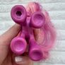 My Little Pony Cheerilee Ponytails 2008 Purple Pink Brushable approx. 10 cm. Used Please see photos Image 10