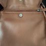 Leather back pack purse brown Image 3