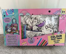 Unicorn Colour your own bags set for girls