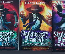 3 x Skulduggery Pleasant Books
