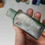 136 - Antique Sea Glass Cork Burst Top Inkwell Collectible Decorative Bottle Image 5