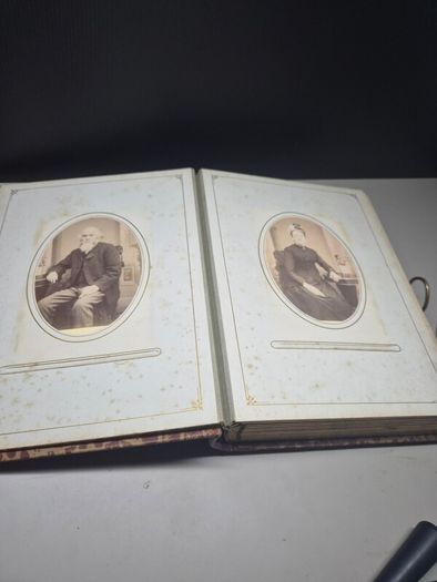 Antique Victorian / Edwardian Photo Album with Original Photographs