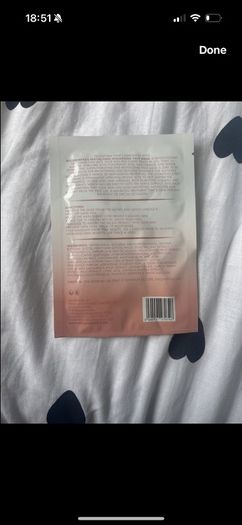 Bellamianta revitalising hyaluronic face mask