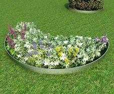 Lawn Fence 20 pcs Galvanised Steel 100x20 cm
