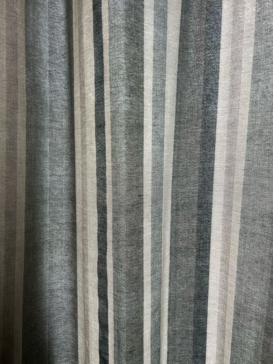 striped curtains