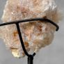 Blush Pink Crystal Cluster - Mineral, Metal Stand Image 4