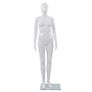 Full Body Female Mannequin with Glass Base Glossy White 175 cm Image 3