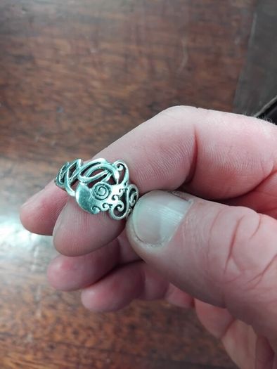 Silver Children of Lir Ring