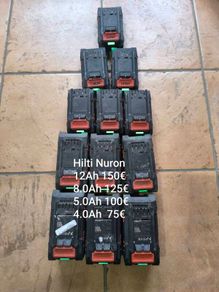 Hilti Nuron batteries