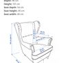 IKEA Strandmon Wing Chair Image 5