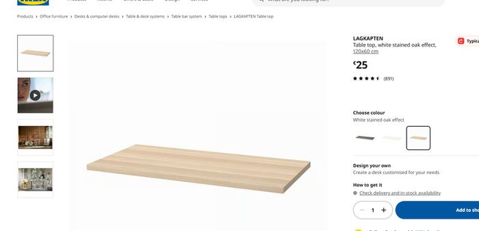 Table top