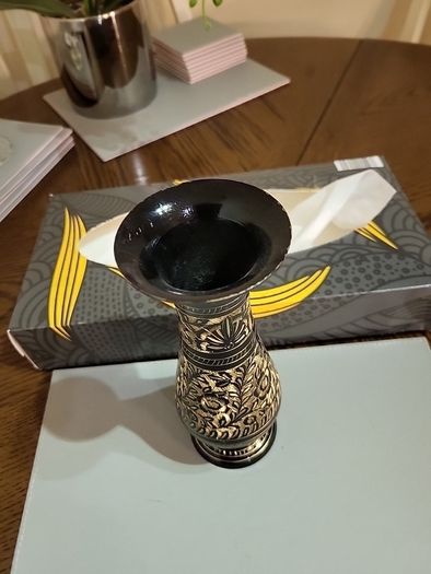 Metal vase
