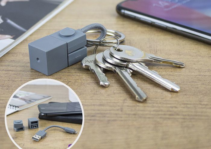 Urbanears Charge and Sync Key Chain Charger, USB A to USB B | Micro