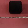 Solid 925 Silver Cuban Bracelet 24.85 grams Image 2
