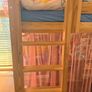 Mezzanine Kids Bed with mattress and canvas covers - like new Image 10