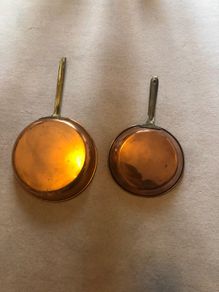 copper frying pans