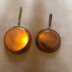 copper frying pans