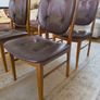 Set of 6 Vintage Mid-Century Dining Chairs. Image 4