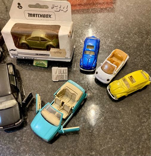 9 VW Toy Cars