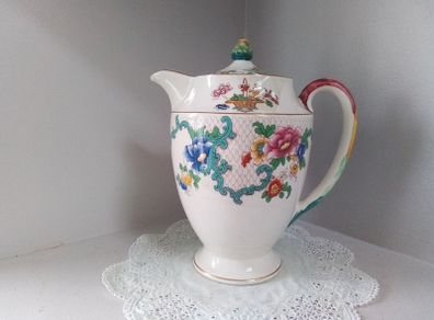Royal Cauldon " Victoria" Small Chocolate  Pot