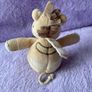 Mamas & Papas Light Brown Zeddy Zebra Rattle Image 4